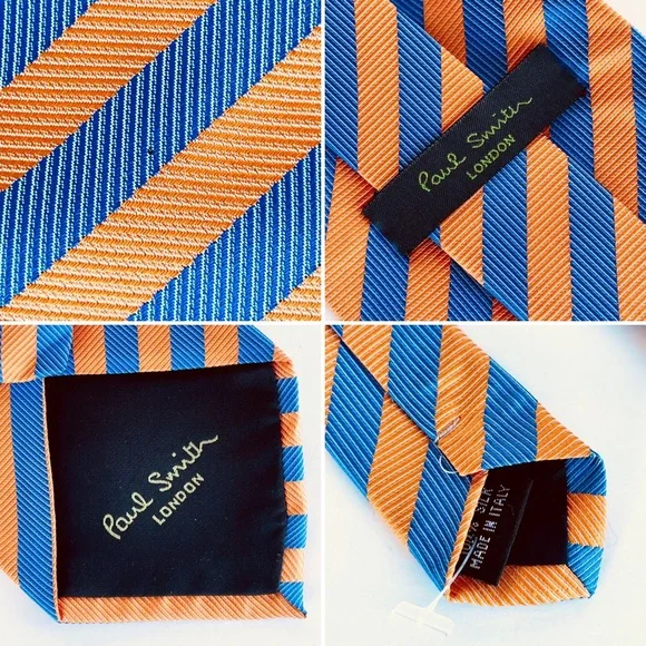 Paul Smith London Tie, Cufflinks, and Pocket Square Gift Set - Picture 8 of 16